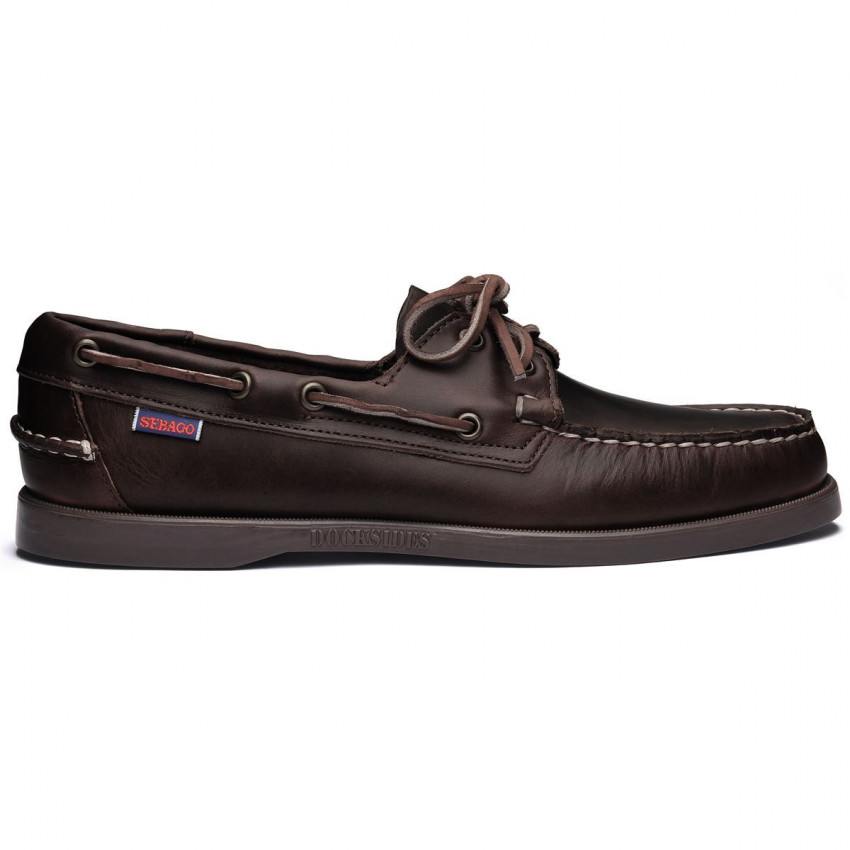 DOCKSIDES PORTLAND WAXED Dark Brown Gum