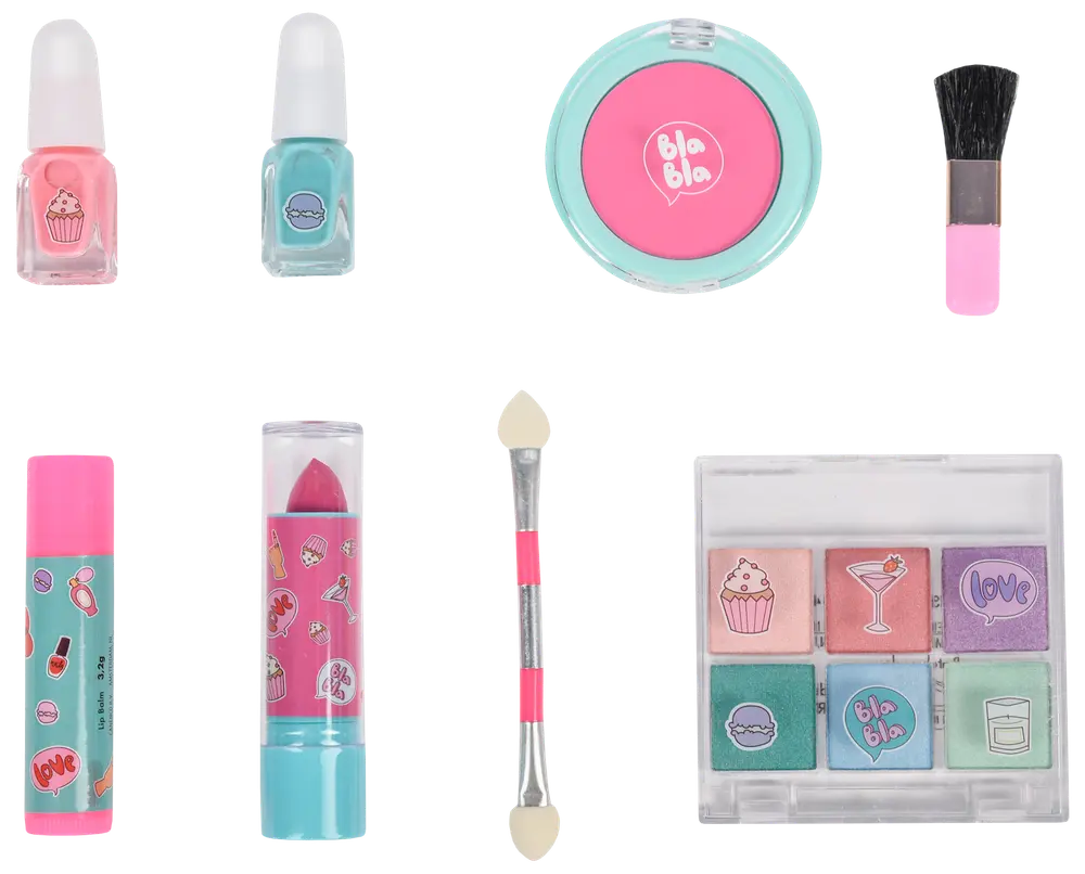 CREATEit Makeup pink/turkis 8 dele