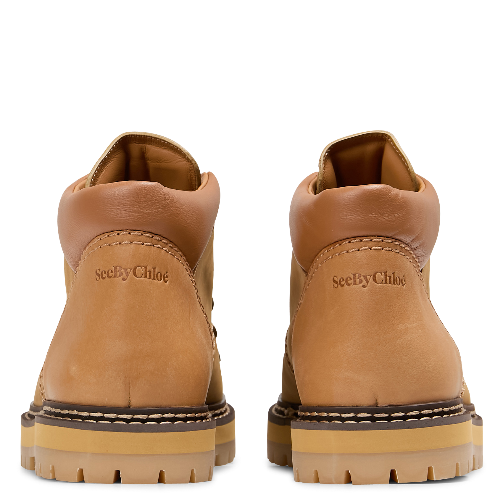 EILEEN - Boots bi-matière | Beige