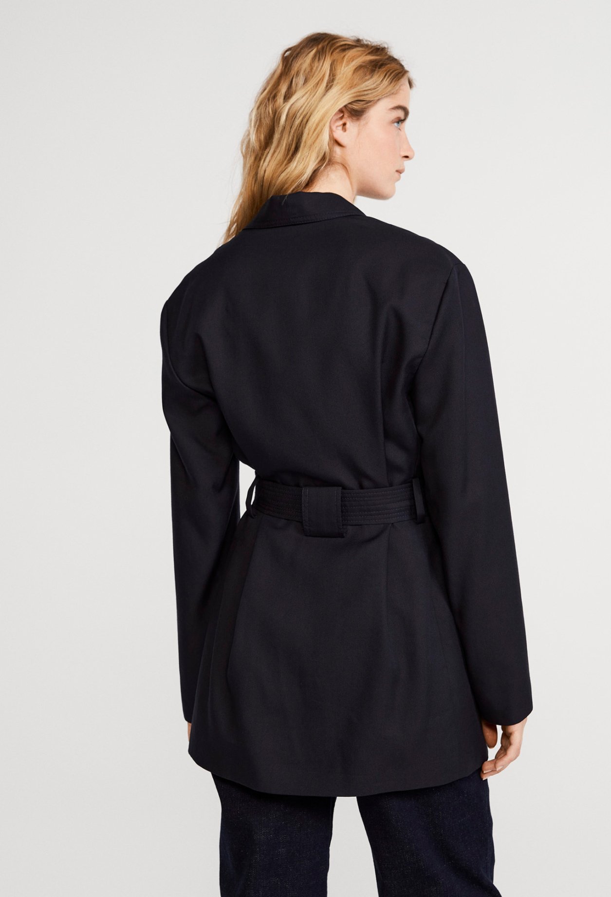 Veste ceinturee