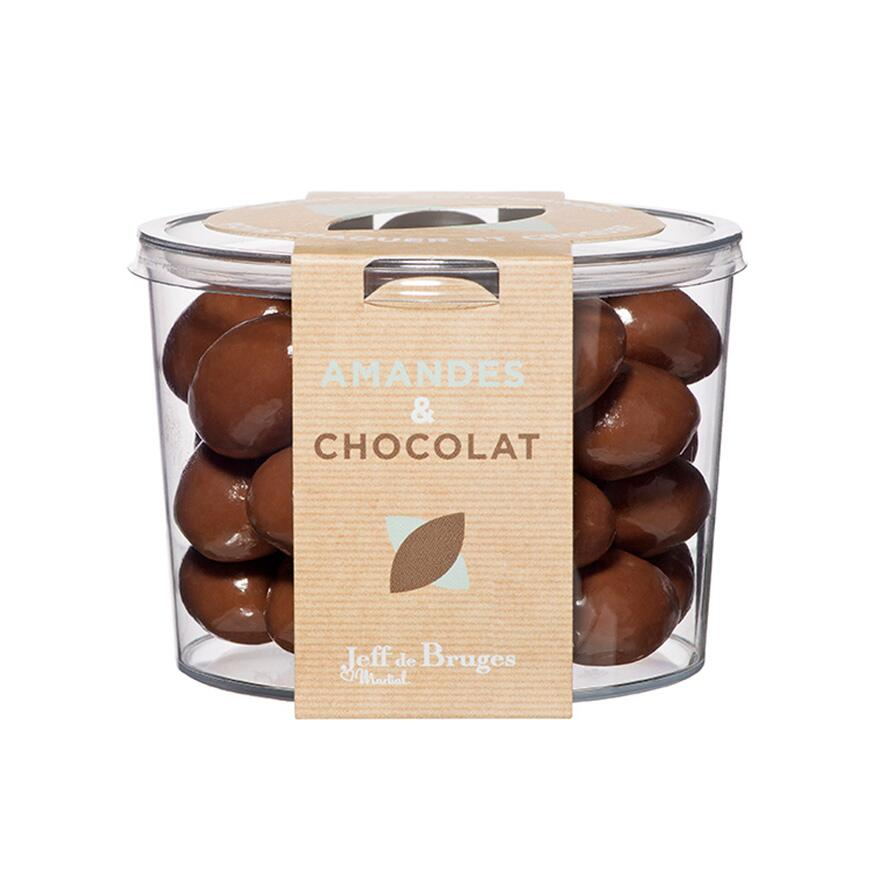 Coupelle amandes chocolat au lait et caramel d'Isigny