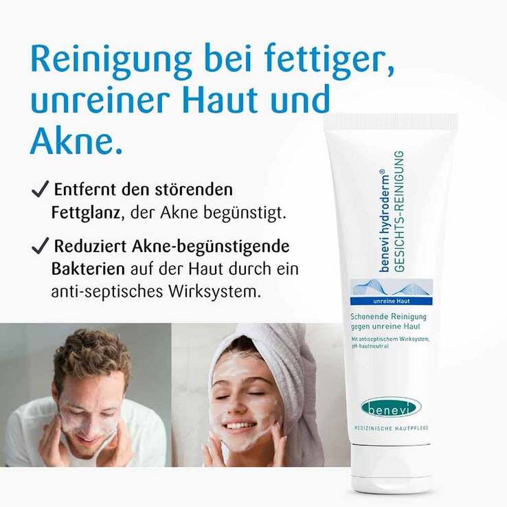 Benevi Hydroderm Gesichts Reinigung, 125 ml