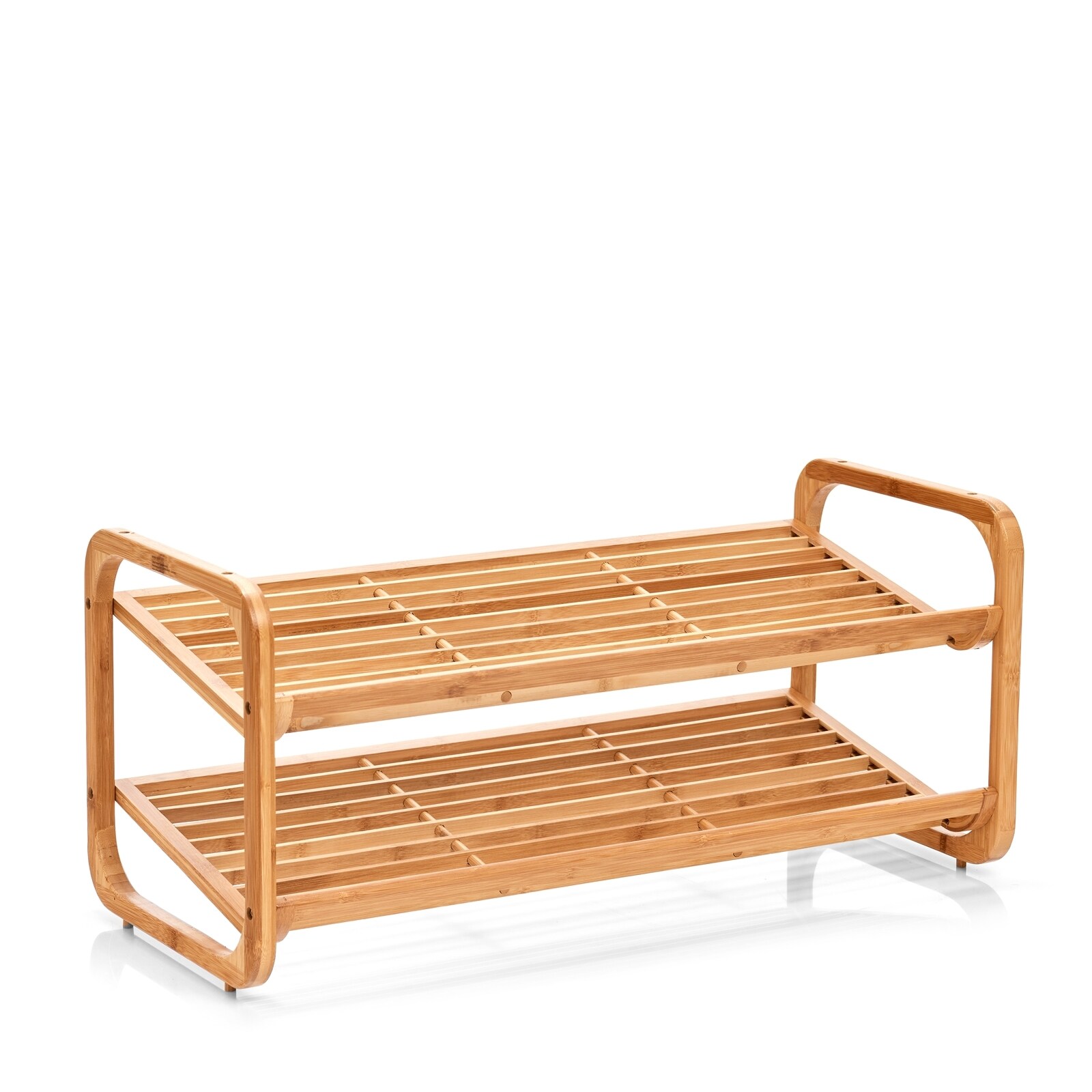 HTI-Living Schuhregal 2 Ablagen Bambus
