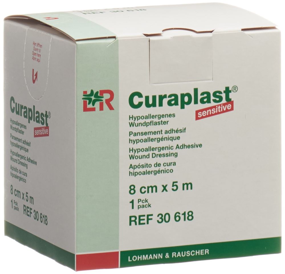 CURAPLAST Wundverband 8cmx5m hautfarbig Rolle 1 Stk