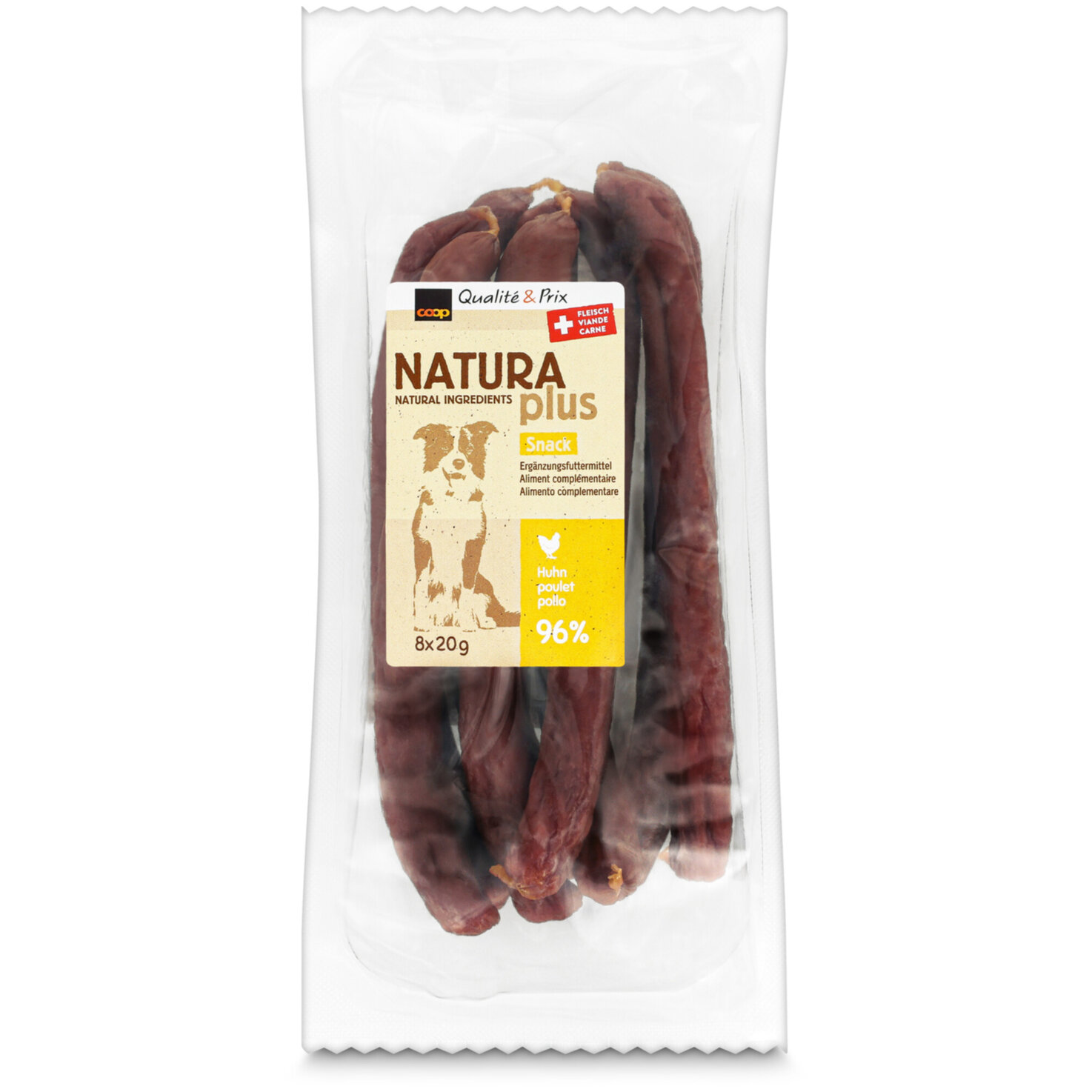 Naturaplus Hundesnack Chicken 8x20g