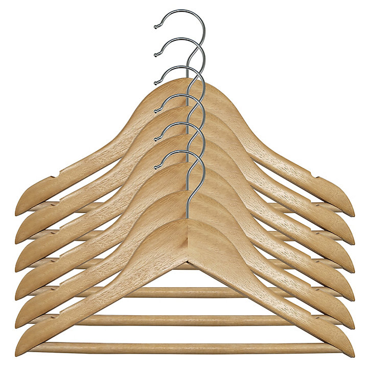 Ensemble de 6 cintres bois pour enfant