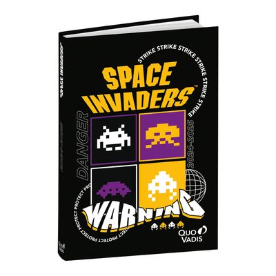 Agenda Space Invaders - 1 jour par page - 12 x 17 cm - différents modèles disponibles - Quo Vadis