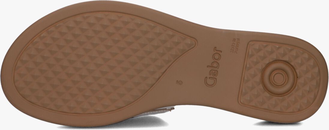 goudkleurig gabor slippers 731.3
