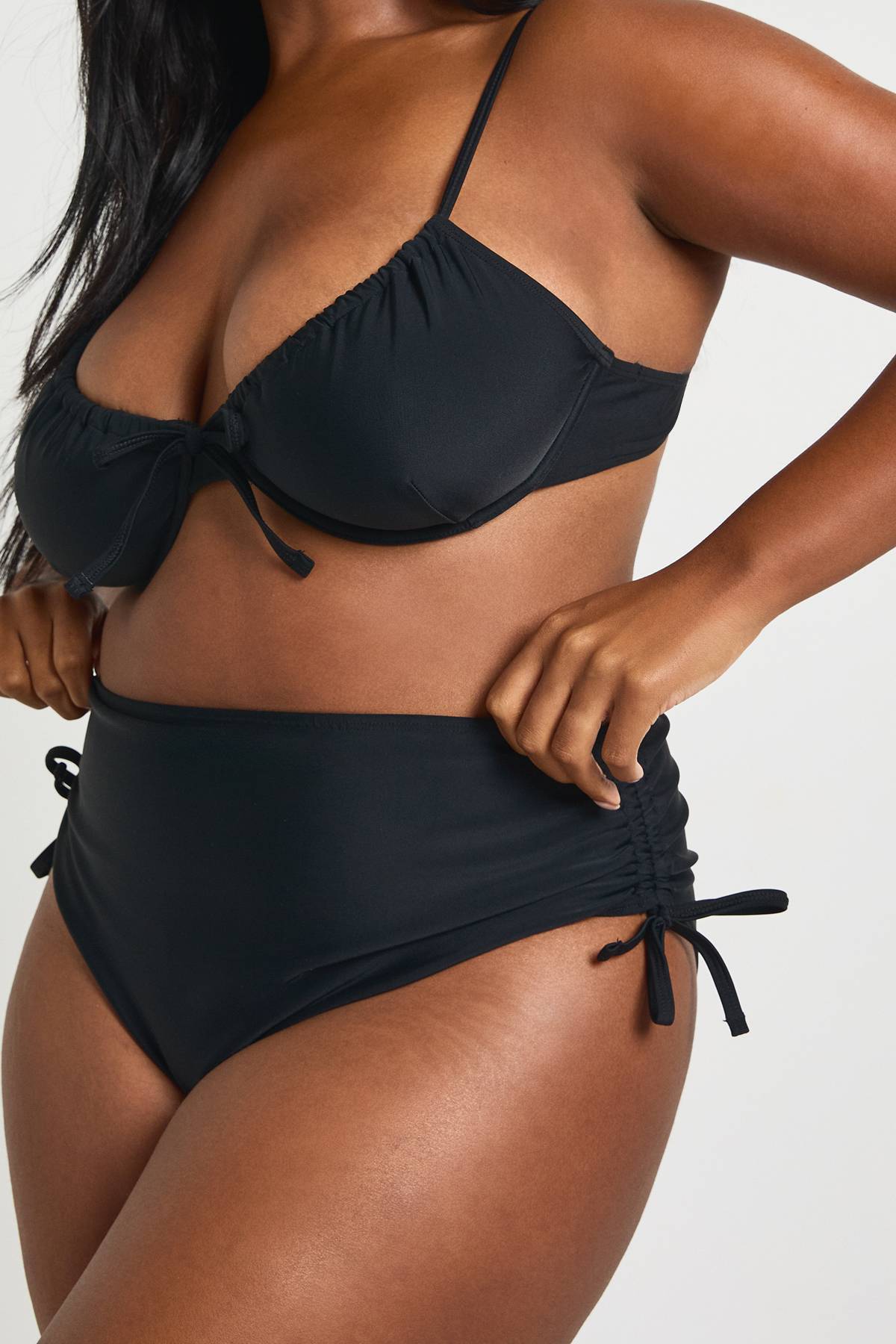 boohoo Culotte De Bain Taille Haute Gainante Grande Taille Essentials