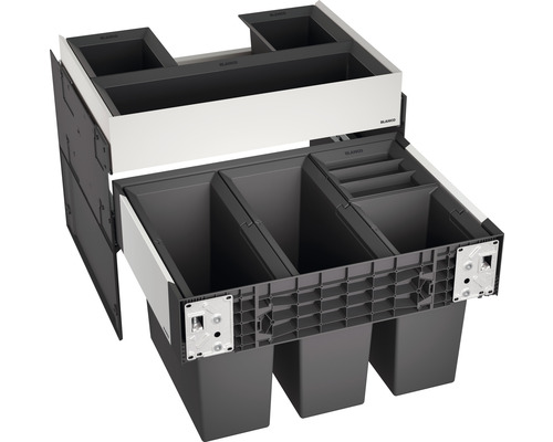 BLANCO Inbouw afvalbak SELECT II 60/4 Orga Inhoud 2x 15 l en 2x 6 l 526211