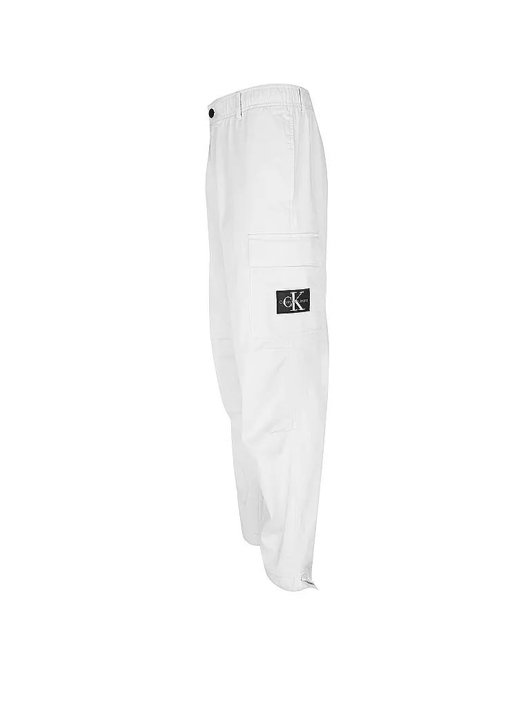 CALVIN KLEIN JEANS Cargohose  weiss