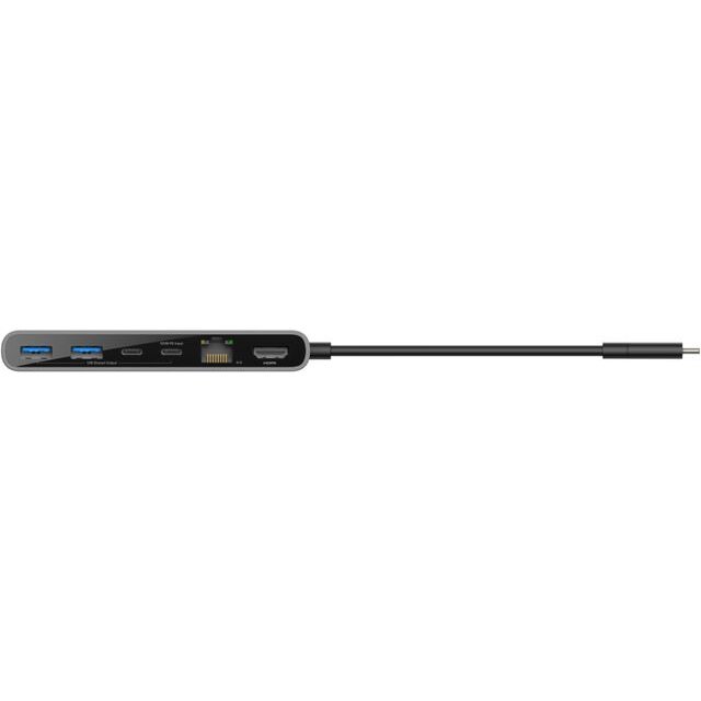Belkin INC024HQSGY hub & concentrateur USB Type-C 10000 Mbit/s Gris