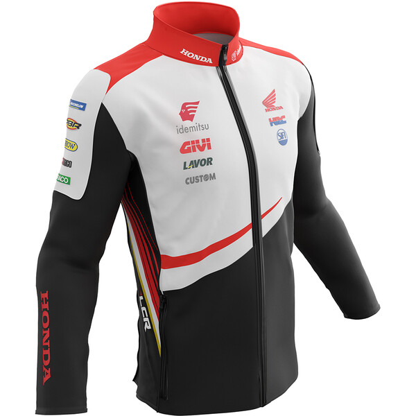 Ixon - Veste softshell LCR 22 Noir / Blanc / Rouge