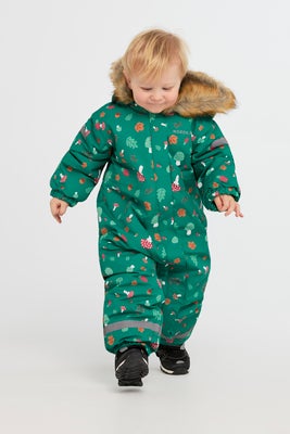 Nordbjørn Vindö Babydress, Mushroom Kaboom Green