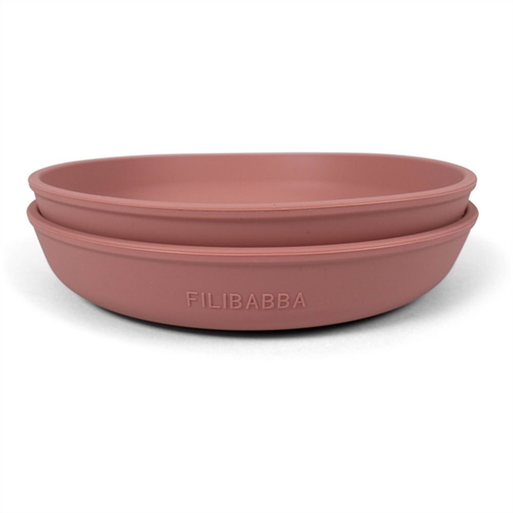 Tallerken 2-pak Rose - FILIBABBA → Luksusbaby.dk