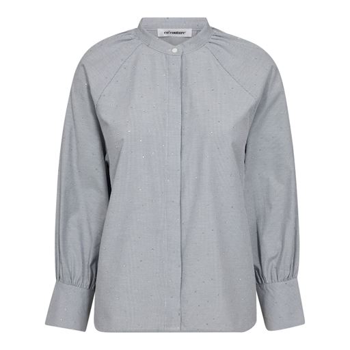 Co'Couture GemCC Stripe Skjorte, Light Grey, XL