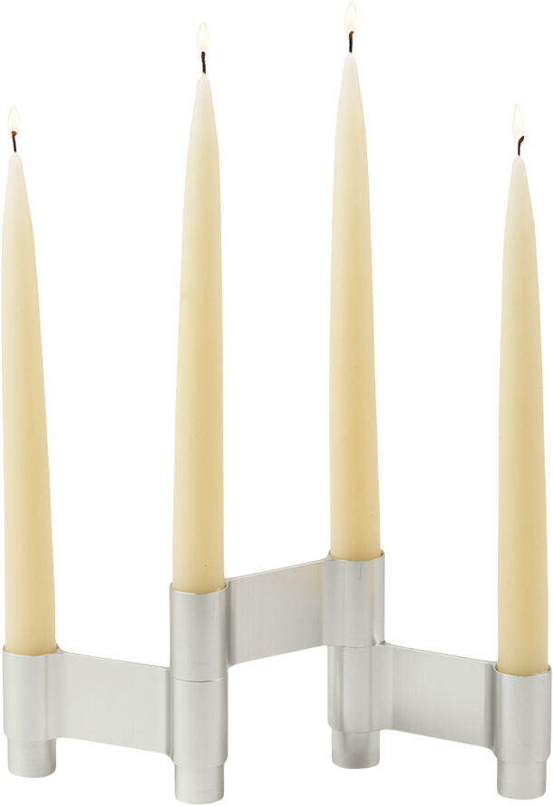 Studio About LINK, CANDLE HOLDER, POLISHED ALUMINIUM, 11060P 223