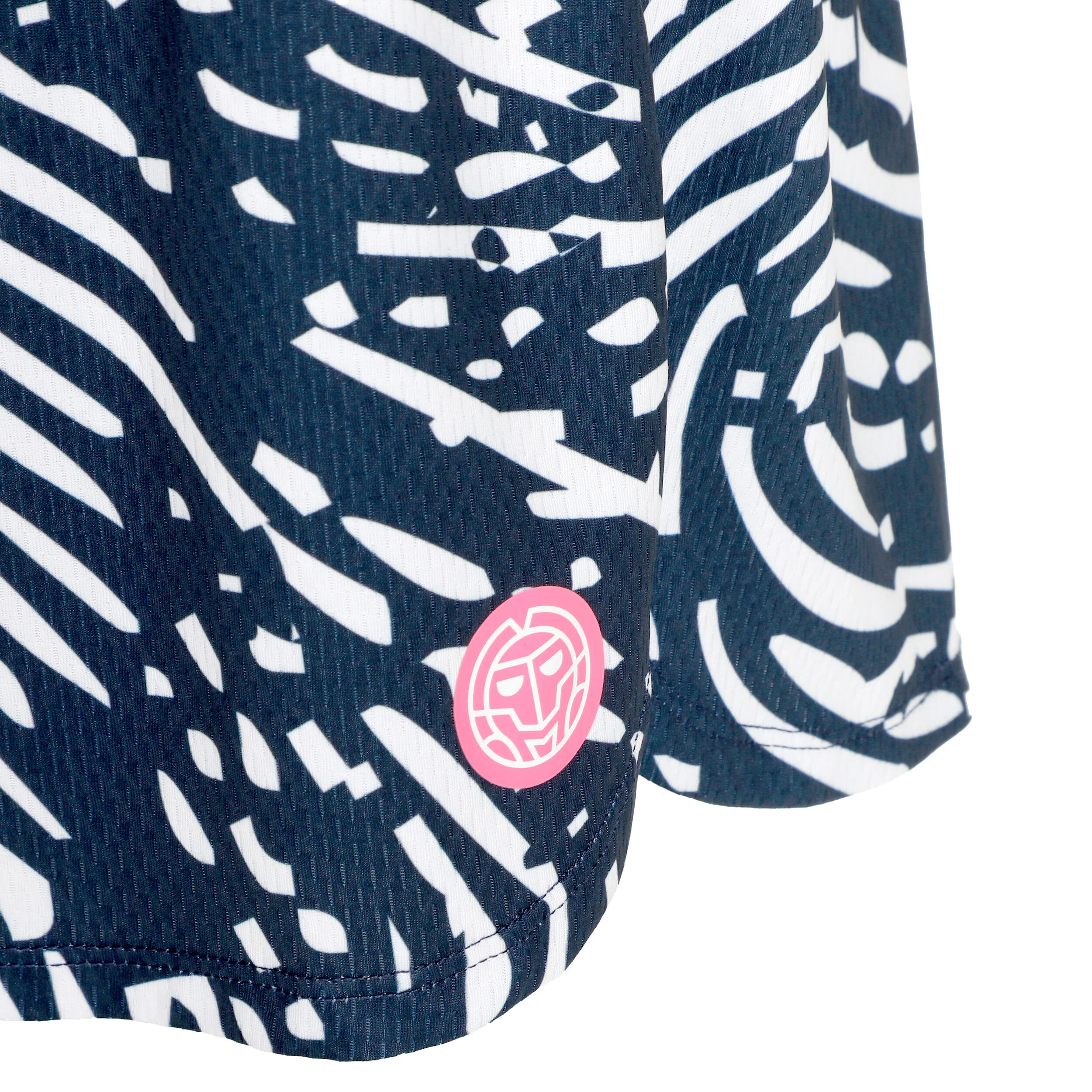 BIDI BADU Fingerprint Printed 2in1 Shorts Femmes - Bleu Foncé , Blanc