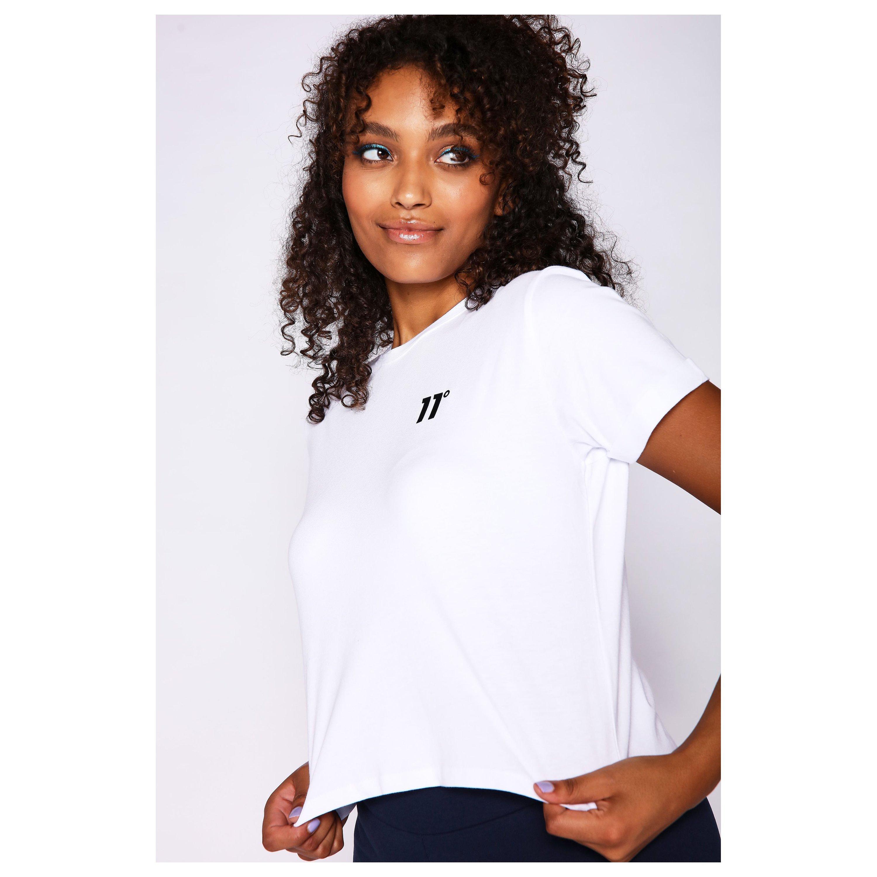 11 Degrees Core Cropped T Shirt