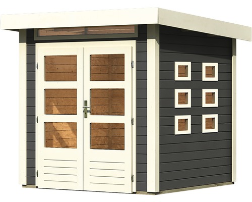 Konsta Landau 1 tuinhuis, 236 x 232 cm, terragrijs