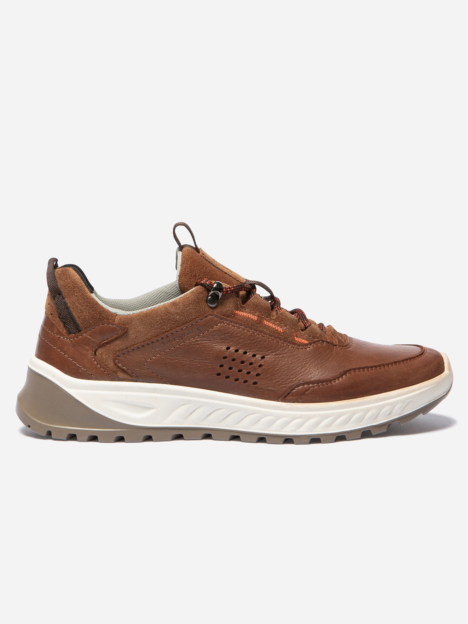 Baskets Homme Imperméable Cuir Marron