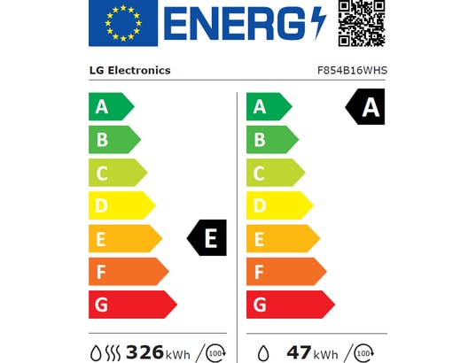 LG - Lave linge sechant Frontal F854B16WHS