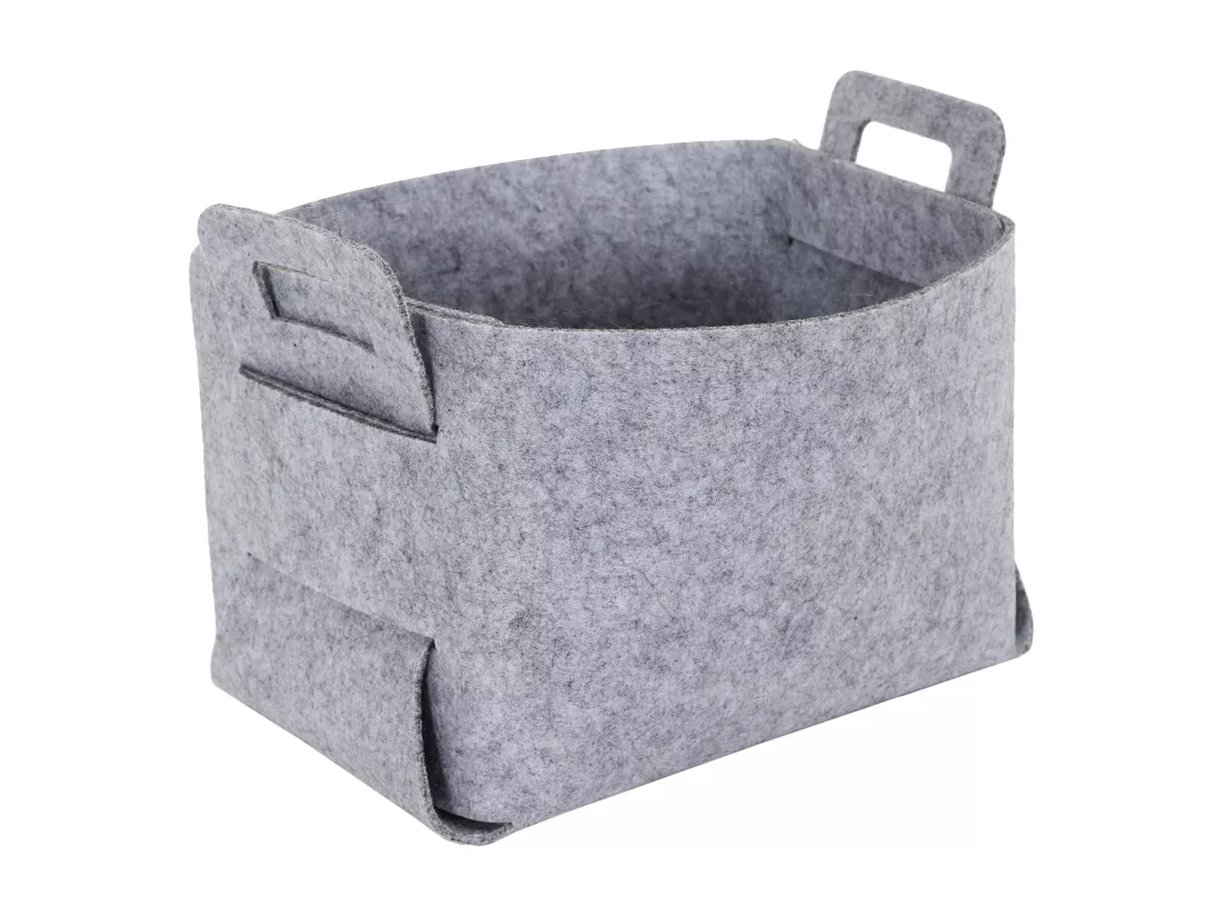 Lot De 3 Rangements En Feutre Pliables
