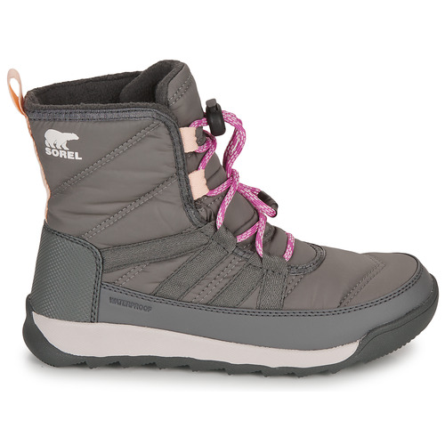 Sorel - YOUTH WHITNEY II SHORT LACE WP - Gris / Rose