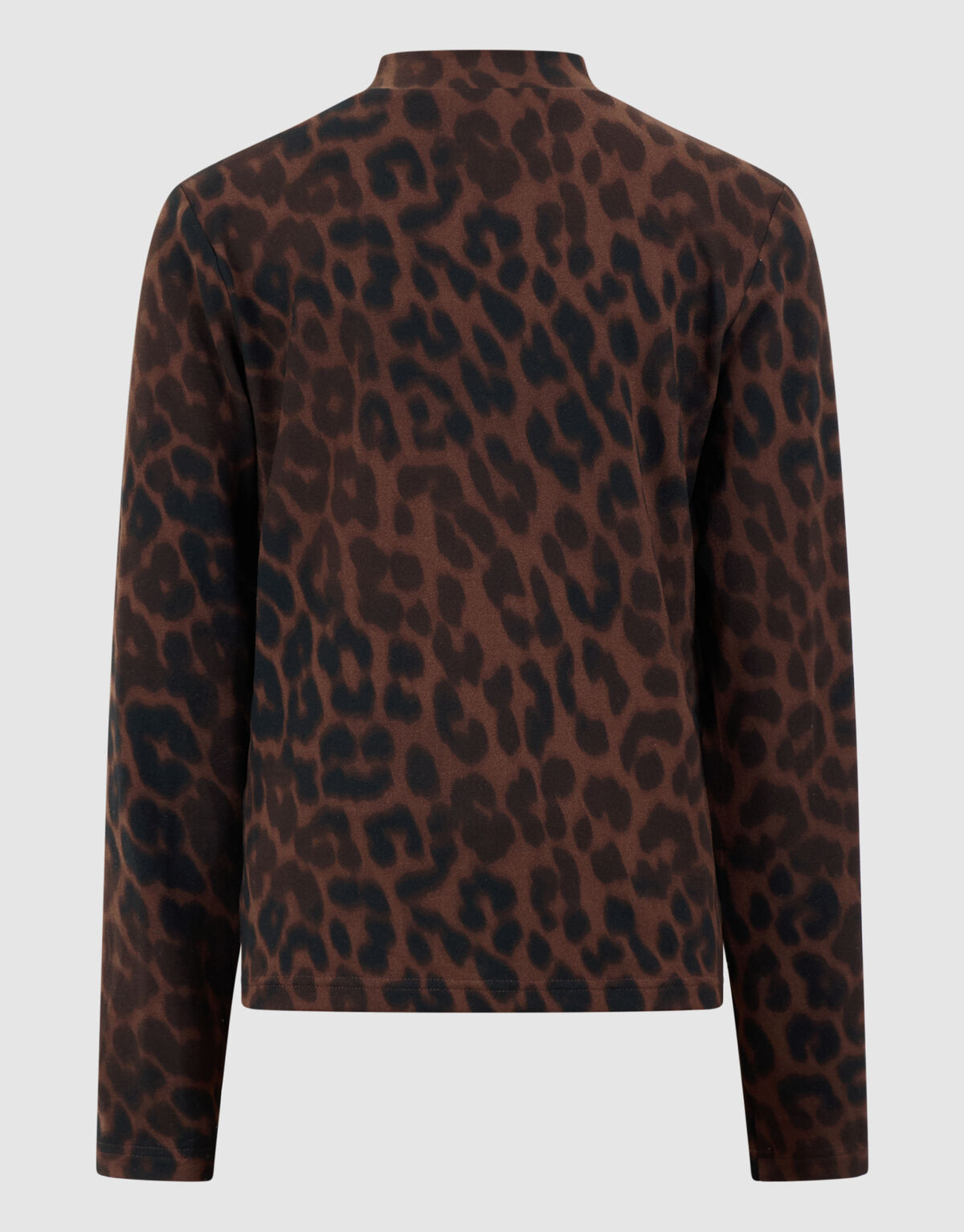 Leopard Longsleeve Top Bruin