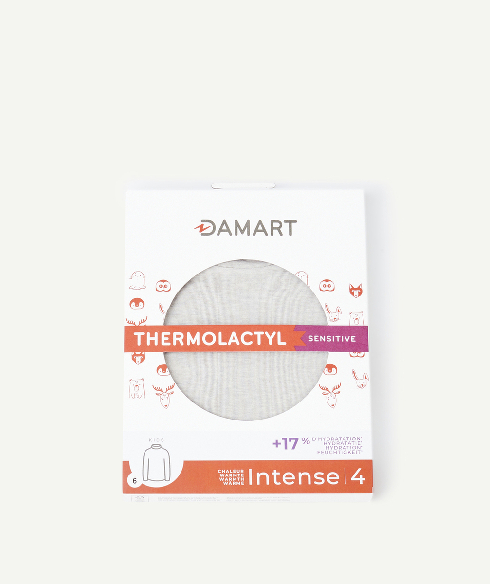 DAMARTT-SHIRT COL MONTANT THERMOLACTYL SENSITIVE GRIS CHINÉ