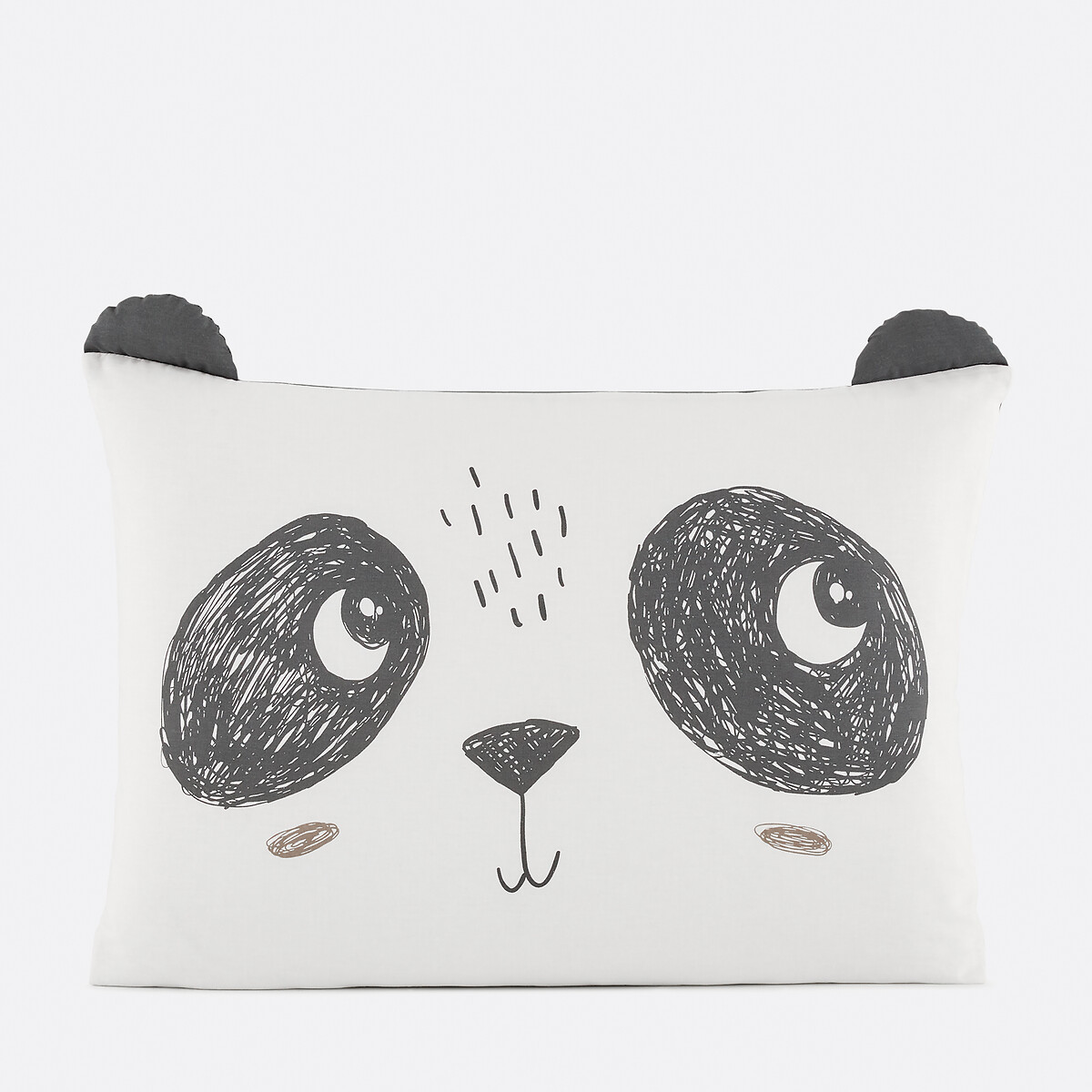 LA REDOUTE INTERIEURS<br>Fronha de algodão, Panda Mania
