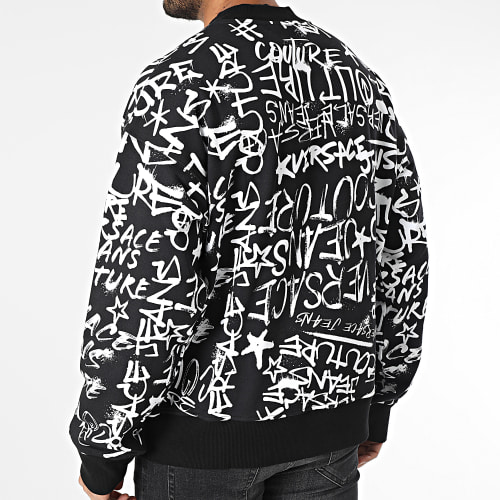 Sweat Crewneck Print 75GAI3O0 Noir Blanc