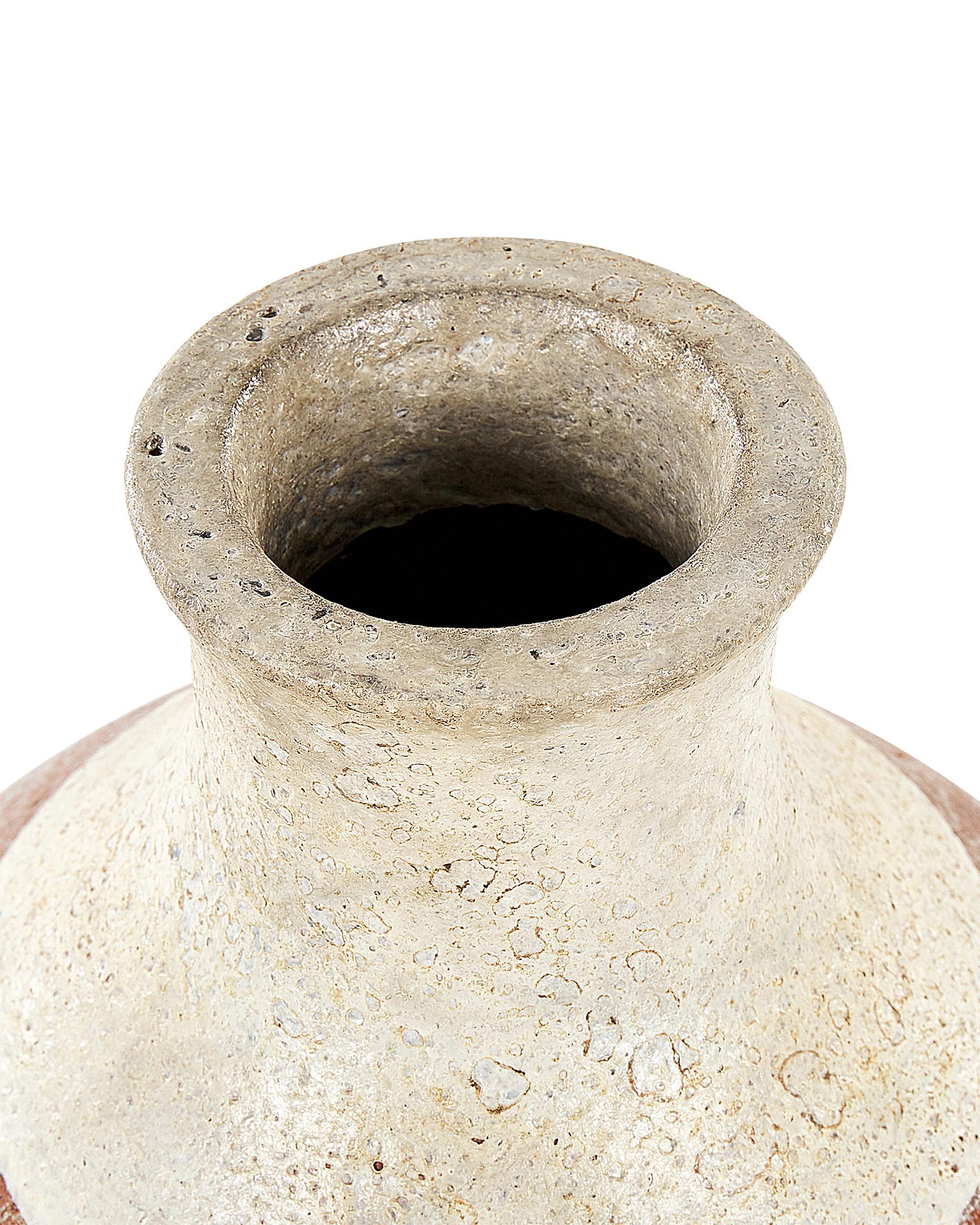 Decoratieve vaas BURSA Keramiek 37 cm Lichtbruin