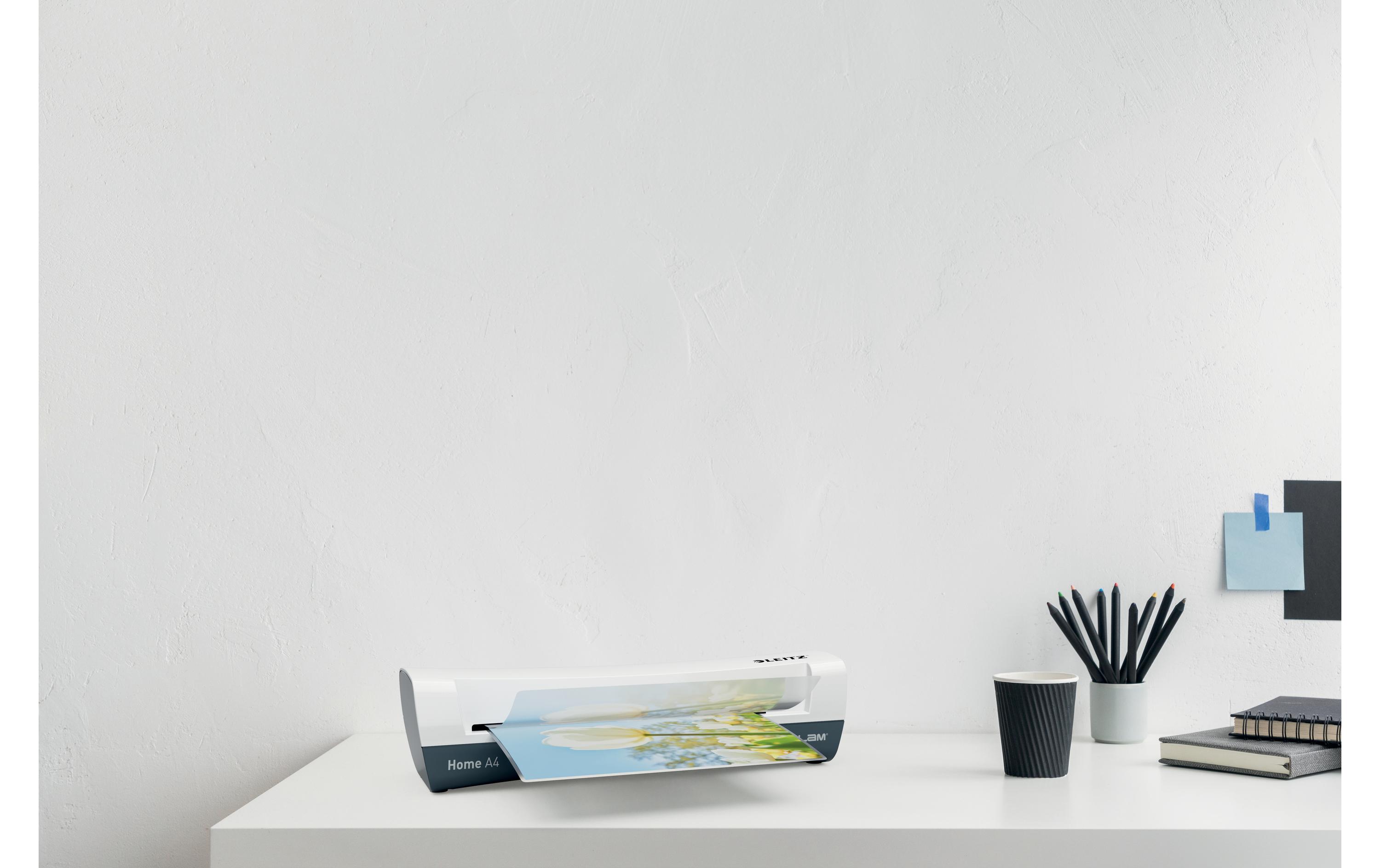 Laminiergerät iLAM Home A4, 125 Mikron, WeissA4-Laminator mit Folien-Einsteigerset