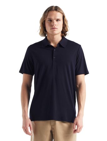 TECH LITE II Herren-Merino-Kurzarm-Poloshirt  midnight navy  XXL
