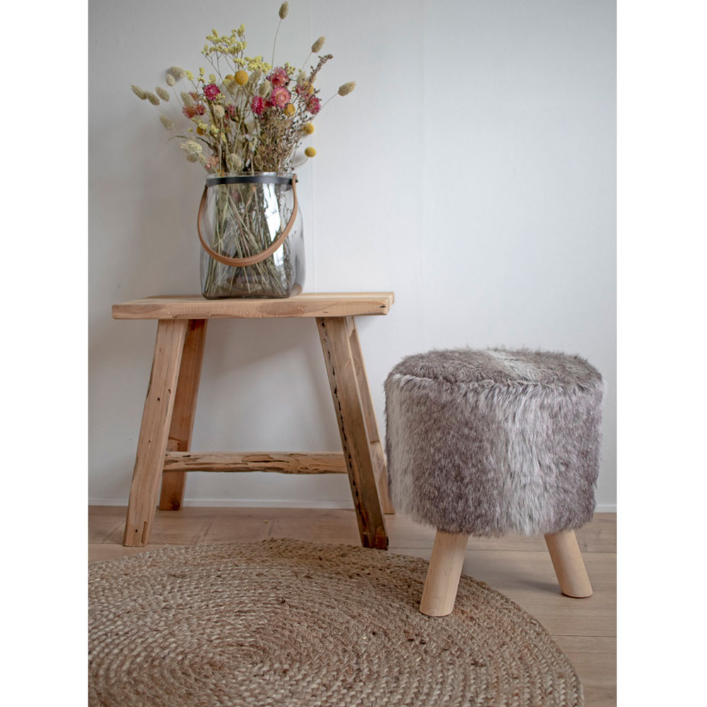 Houten bankje Jules small Naturel