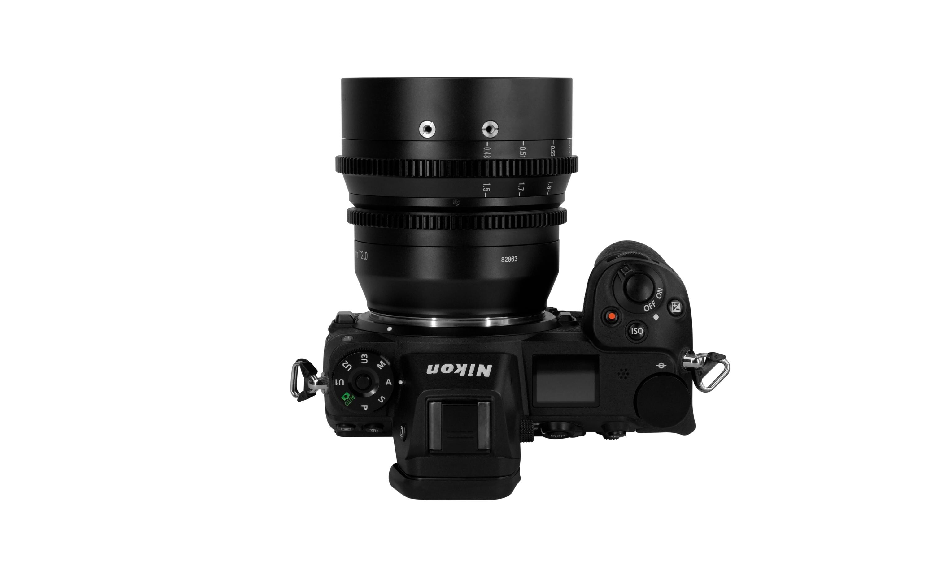 Festbrennweite 50mm T2.0 – Nikon Z<br>Vollformat Filmobjektiv für spiegellose Kameras