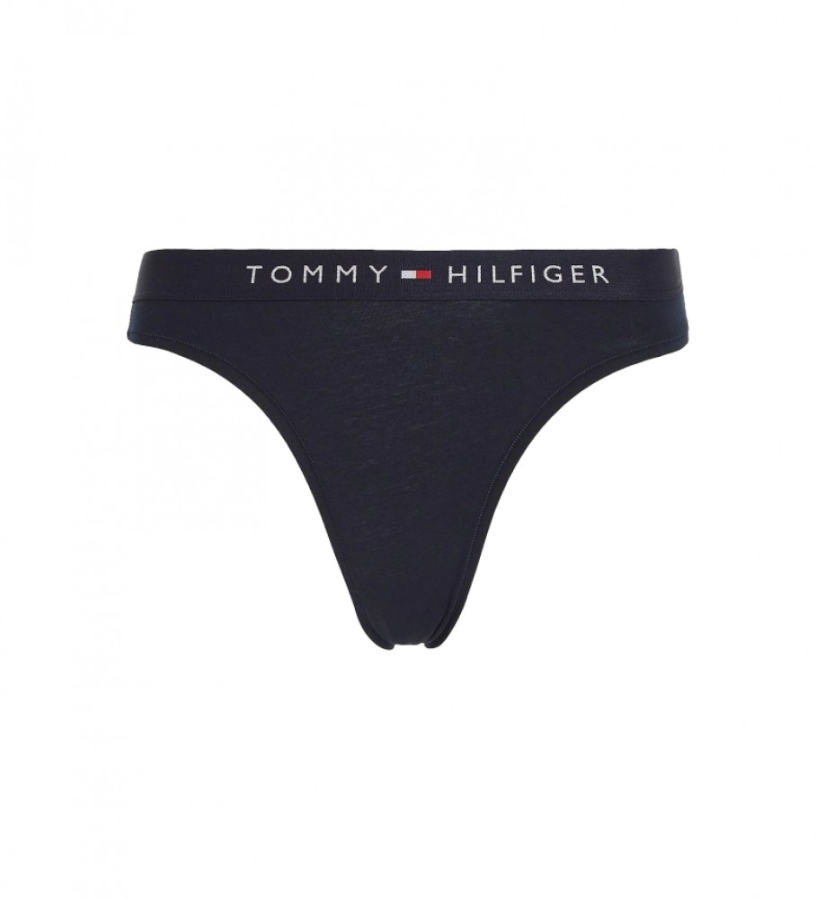 Cuecas Tommy Hilfiger com logo na cor azul marinho
