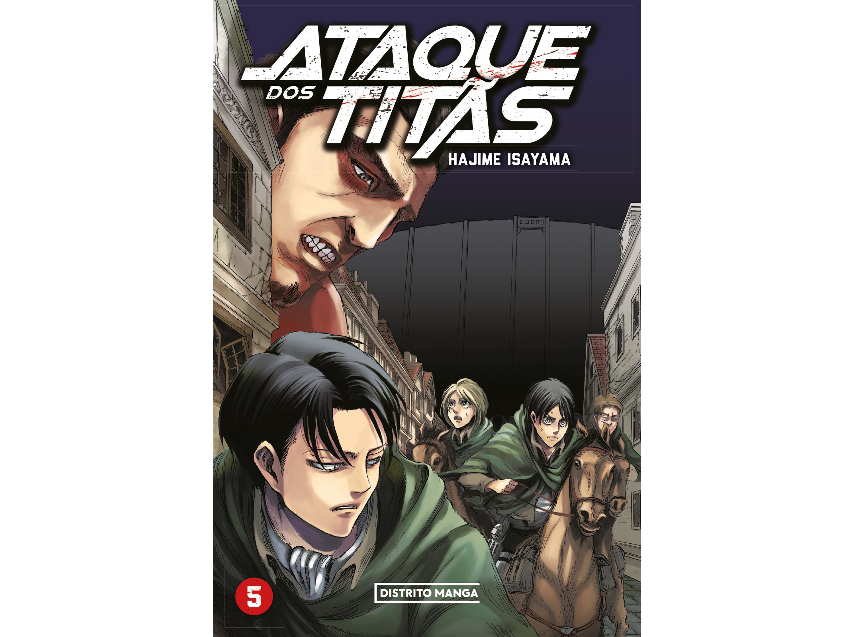 LIVRO ATAQUE DOS TITÃS - LIVRO 5 HAJIME ISAYAMA