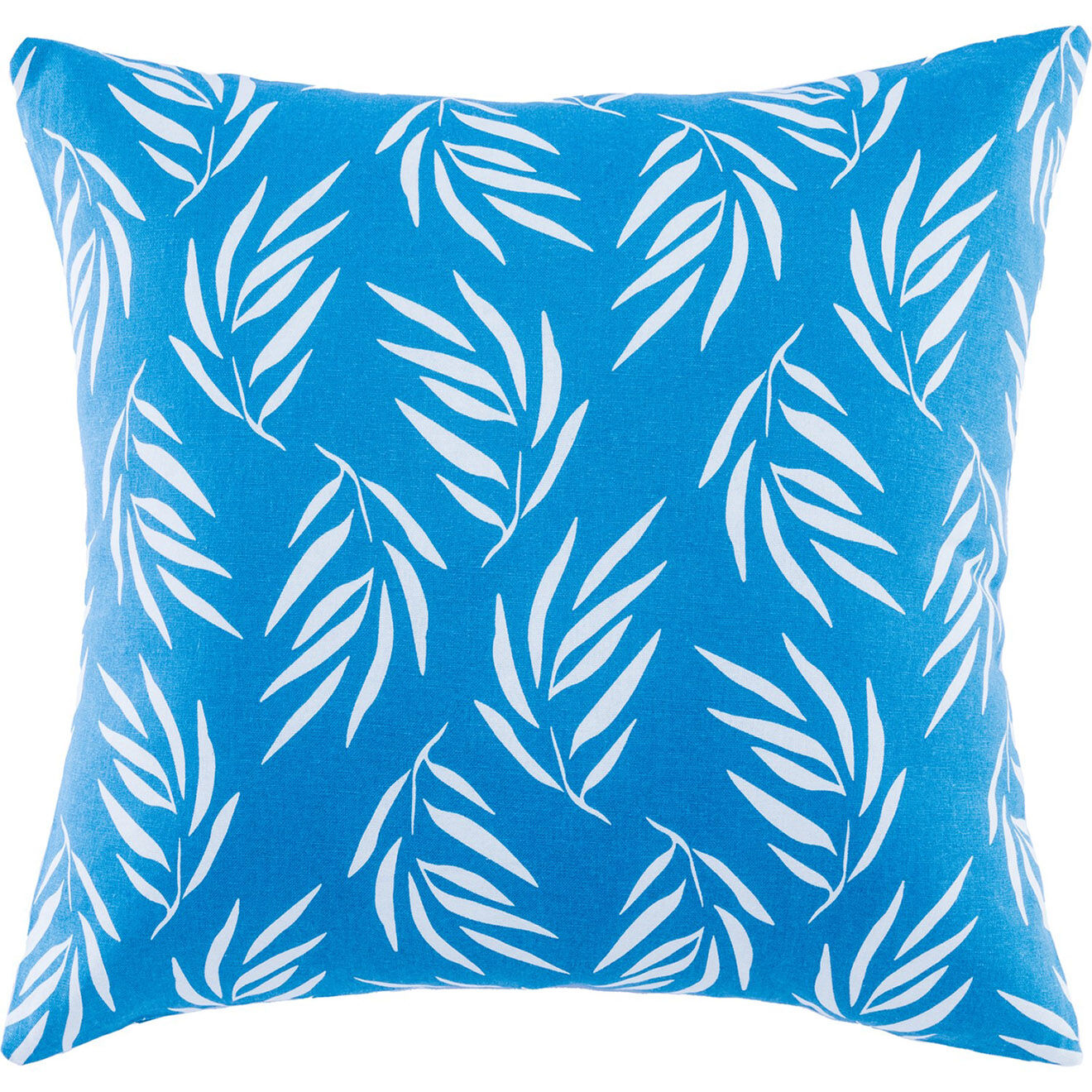 Febronie Housse de coussin d'extérieur Foliage bleue - 50x50 cm