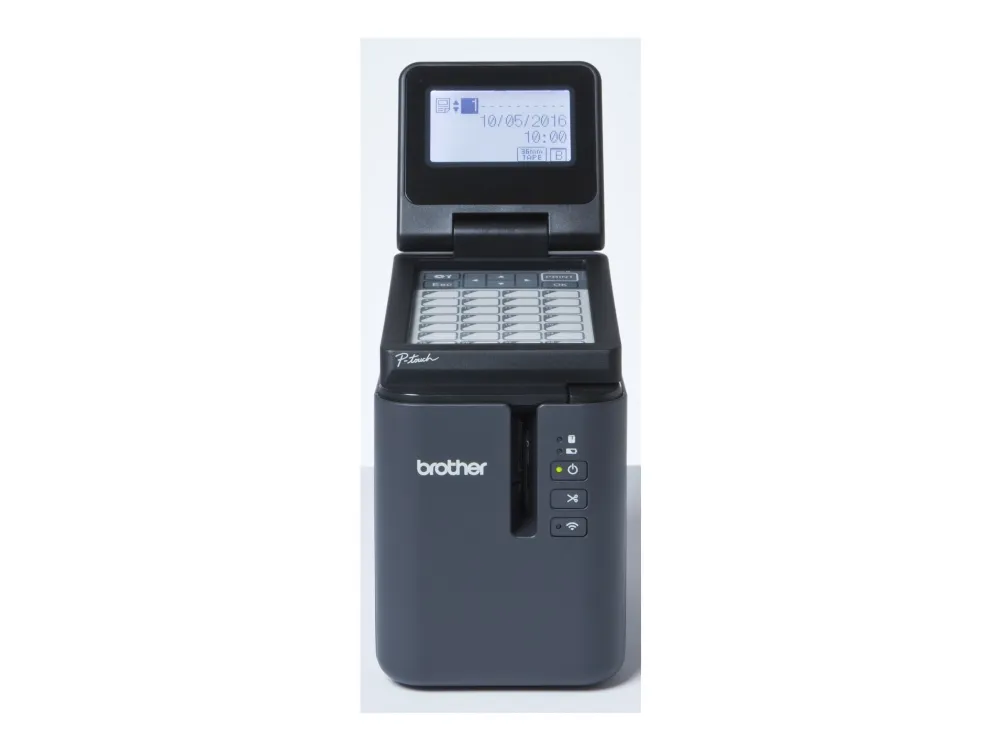 Brother P-Touch PT-P900Wc - Etiketprinter - termo transfer - Rulle (3,6 cm) - 360 x 720 dpi - op til 60 mm/sek. - USB, USB 3.0, Wi-Fi(n) - skærer