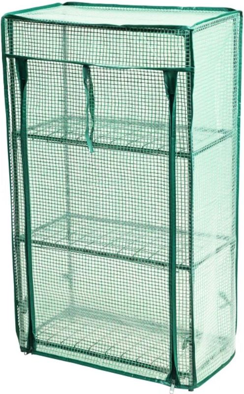 Kweekkas - Groen - 46 x 24 x 80 CM - Stevig Metaal