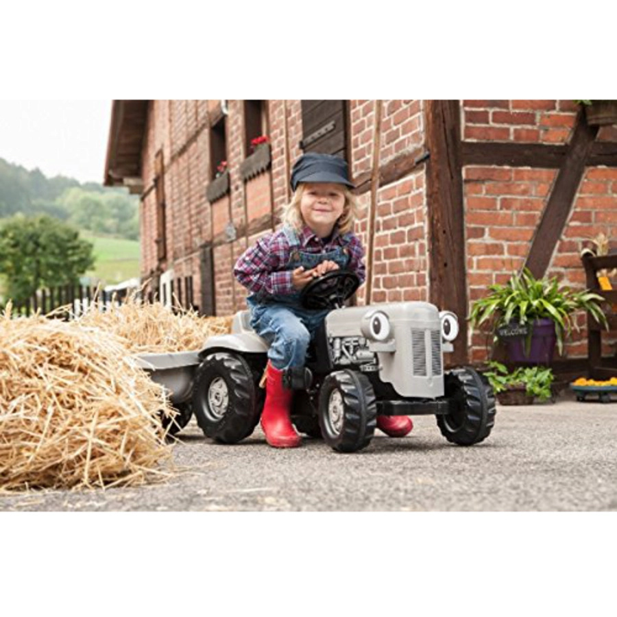 rolly®toys Kindertraktor rollykid Little Grey Fergie mit rollyKid Trailer 014941