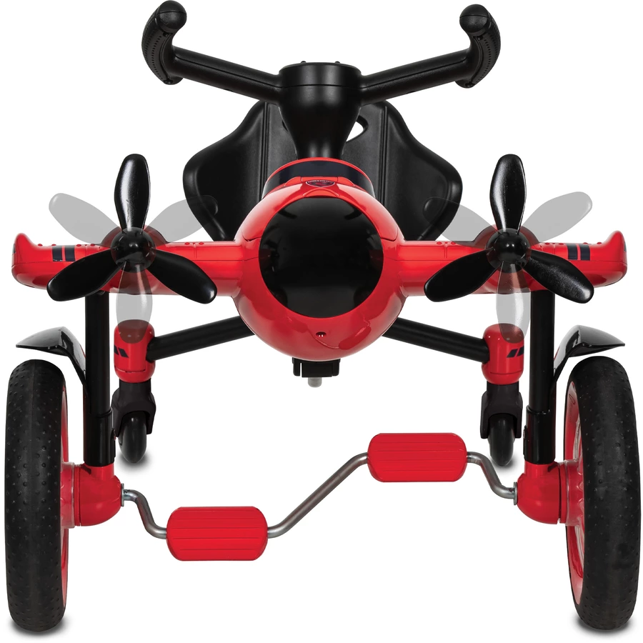 ROLLPLAY Flex Pedal Drifter Kinderfahrzeug  Tretfahrzeug zusammenklappbar Rot Rot