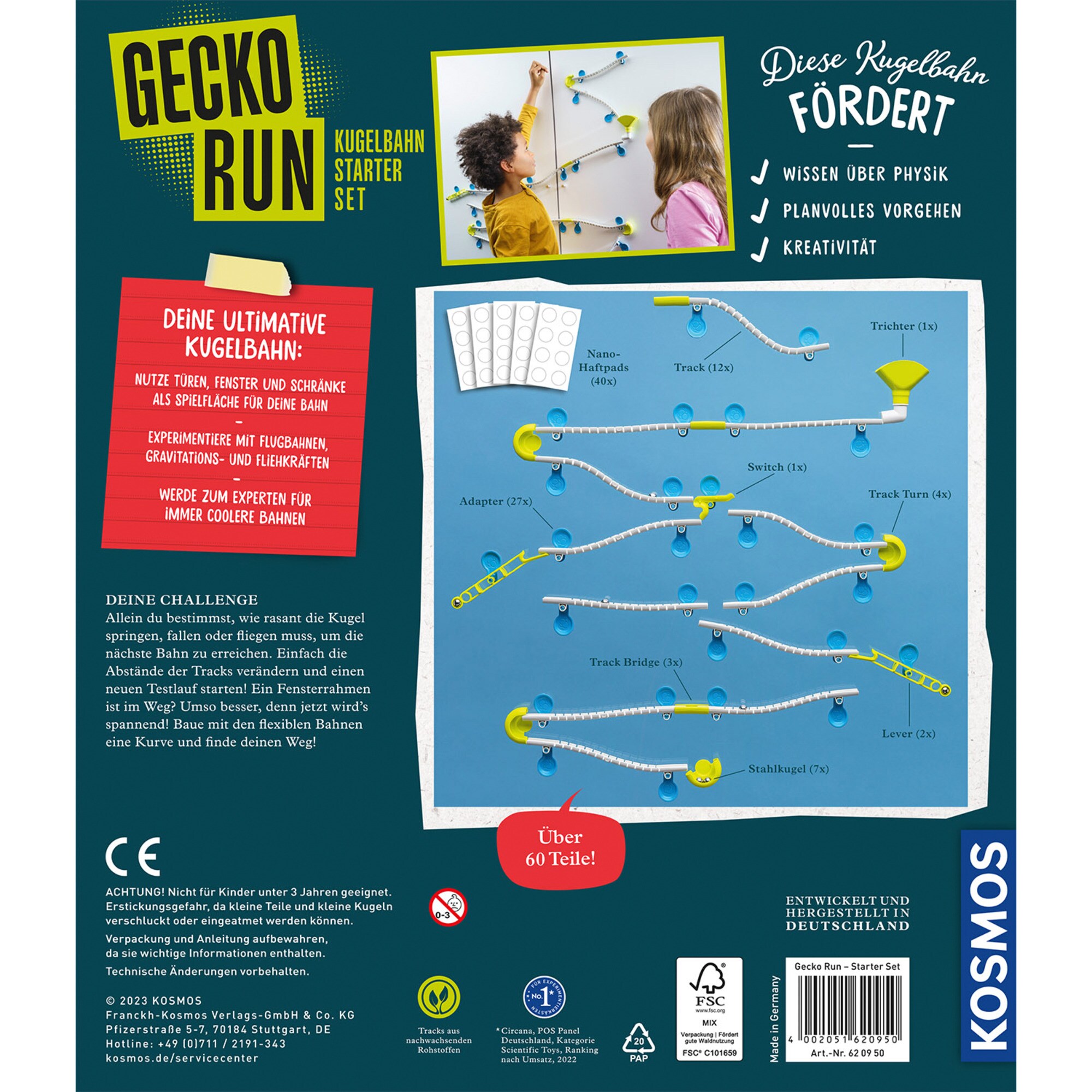 Kosmos Kugelbahn Gecko Run - Starter-Set