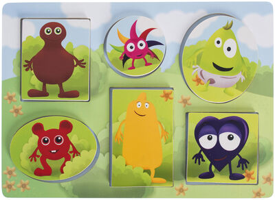Babblarna Tittei-puslespill 6 Figurer