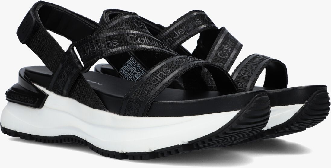 CALVIN KLEIN zwarte calvin klein sandalen hybrid sandal
