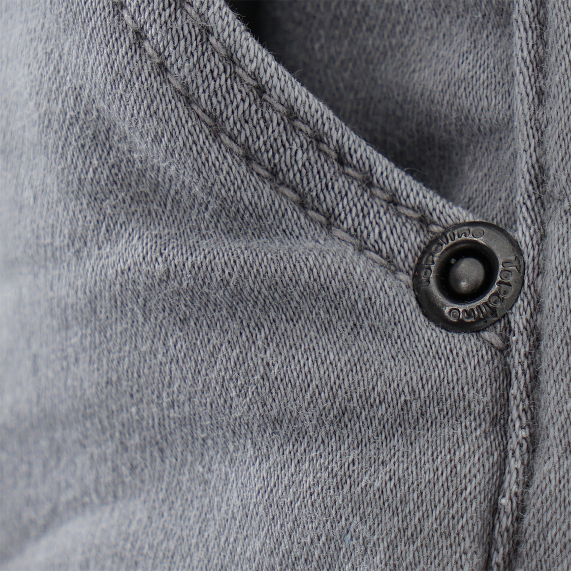 Topolino Jungen Jeansshorts mit Tunnelzug hellgrau