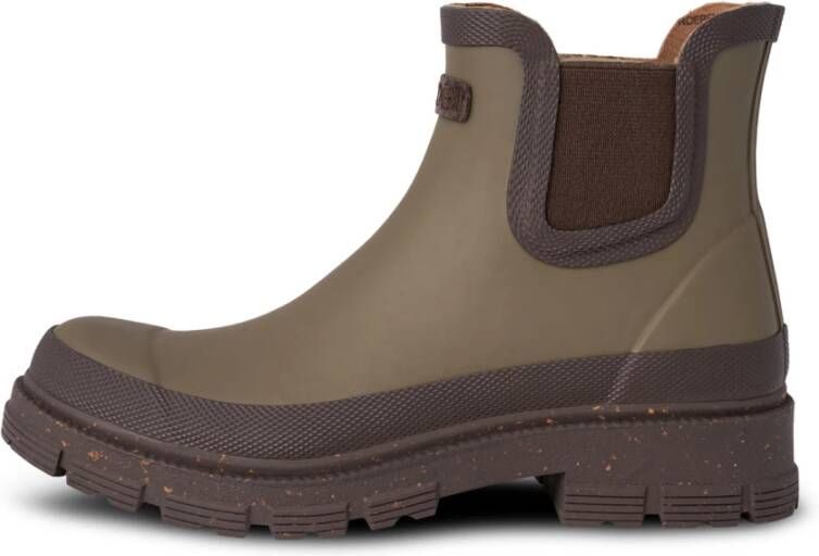 Woden Liv Waterproof Laarzen Rubber Dames Groen