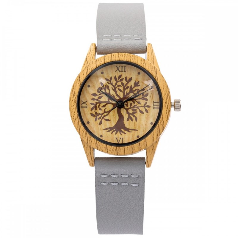Montre Femme CHTIME bracelet Cuir Gris